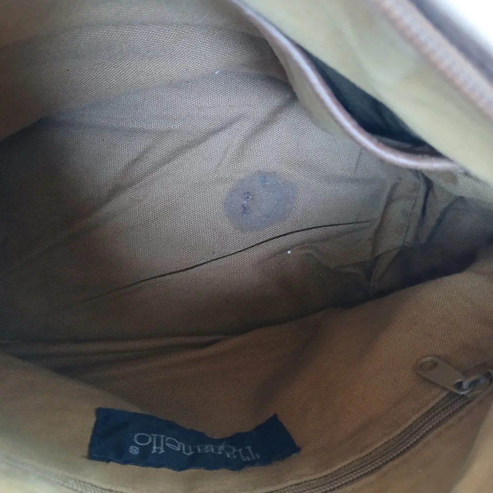 Tignanello Camel Brown Genuine Leather Purse Soft Shoulder Bag